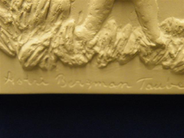 Astri Bergman Taube wallplate in clay! Original.