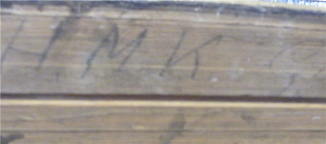 King Carl XVI Gustav of Sweden(HMK)(?) mark on 18th century fram