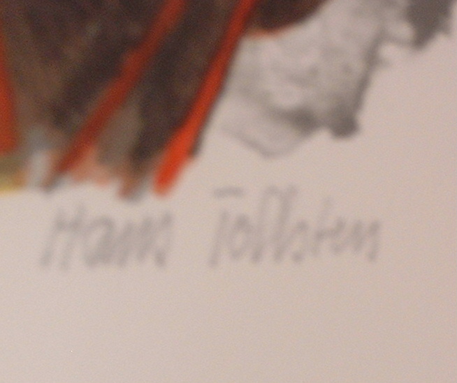 Hans Tollsten lithography!